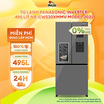 Tủ lạnh Panasonic Inverter 495 lít NR-CW530XMMV - Hàng chính hãng (chỉ giao HCM)