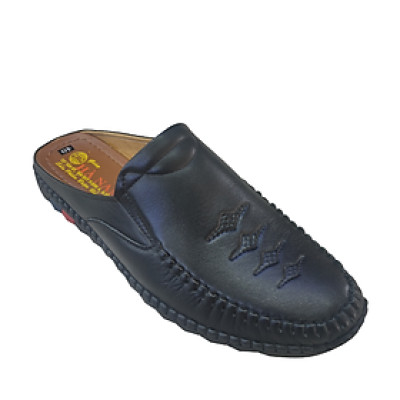 Dép Bít Mũi Nam Da Bò Thật TiTi ĐÔ Cao Cấp GSB20125d