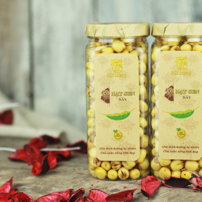 Combo Hạt Sen Sấy Hải Long (230g) + Hạt Điều Rang Muối Vỏ Lụa Hải Long (250g)